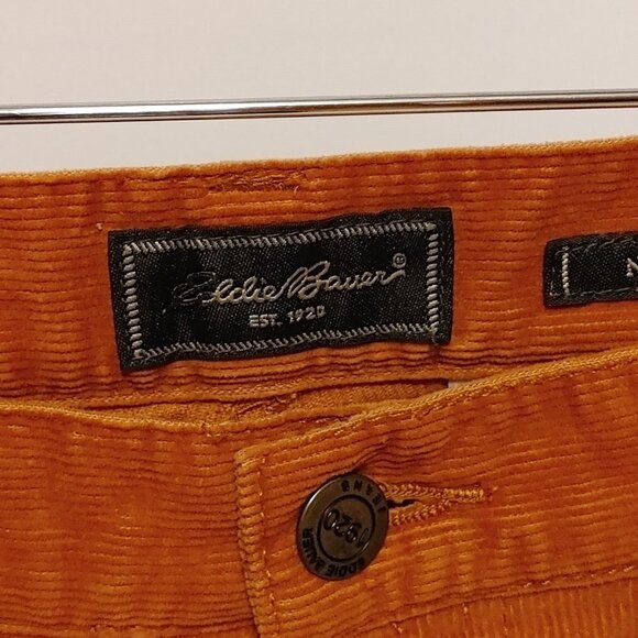 Eddie Bauer Corduroy Pants Women's Size 6 Natural Fit BURNT ORANGE - Picture 2 of 8